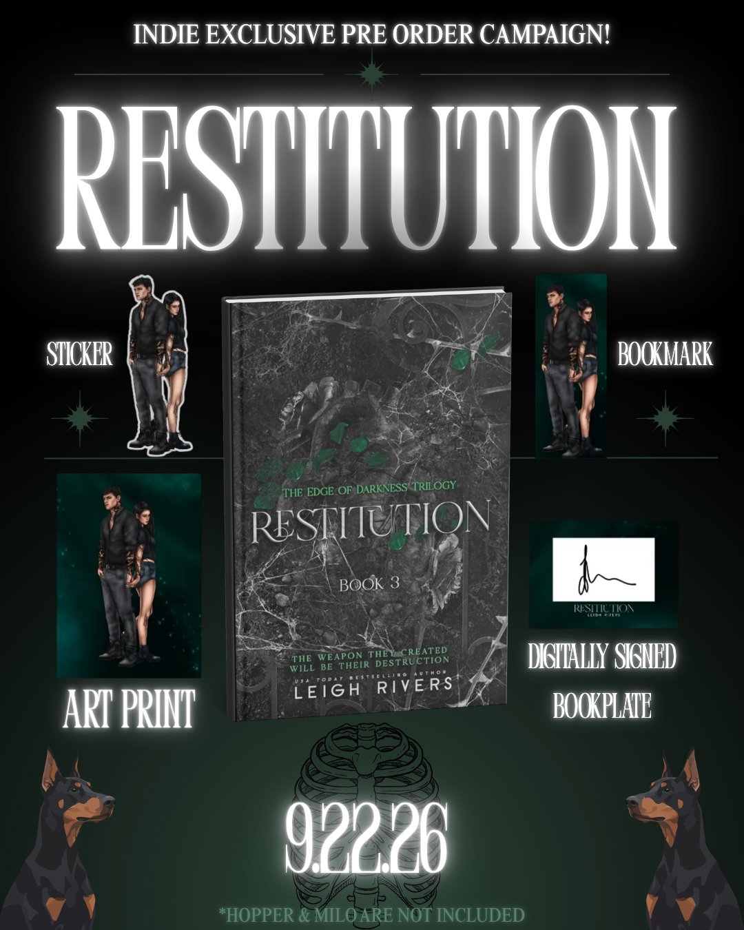PRE ORDER Restitution Indie Exclusive