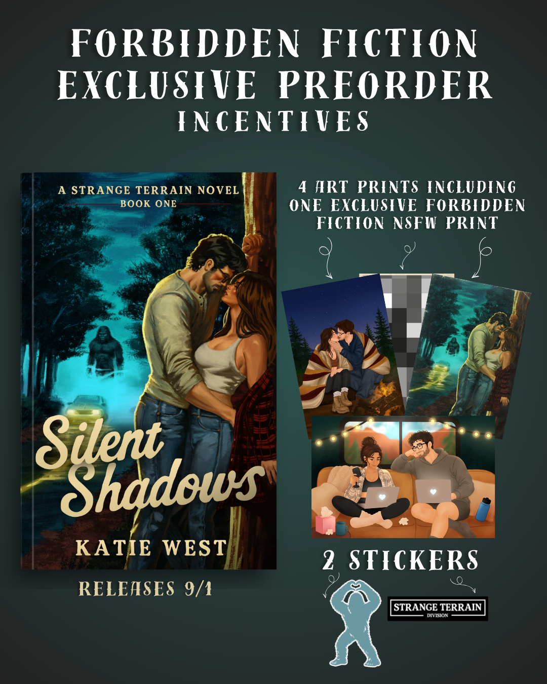 PRE ORDER Silent Shadows 9/1