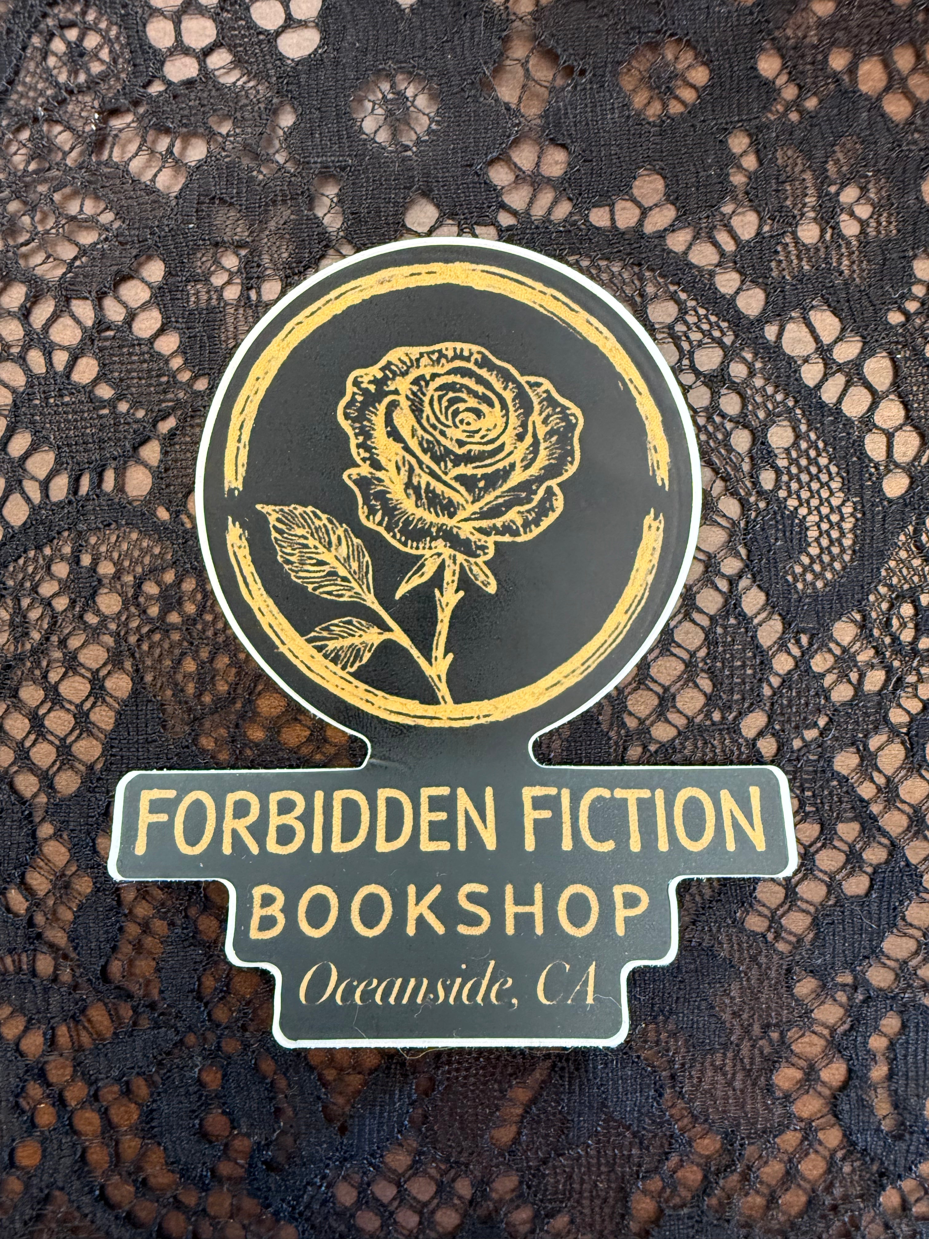 Forbidden fiction sticker