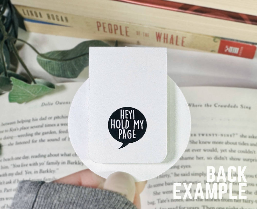 Badass Unicorn Magnetic Bookmark, Bookish Gift Page Marker