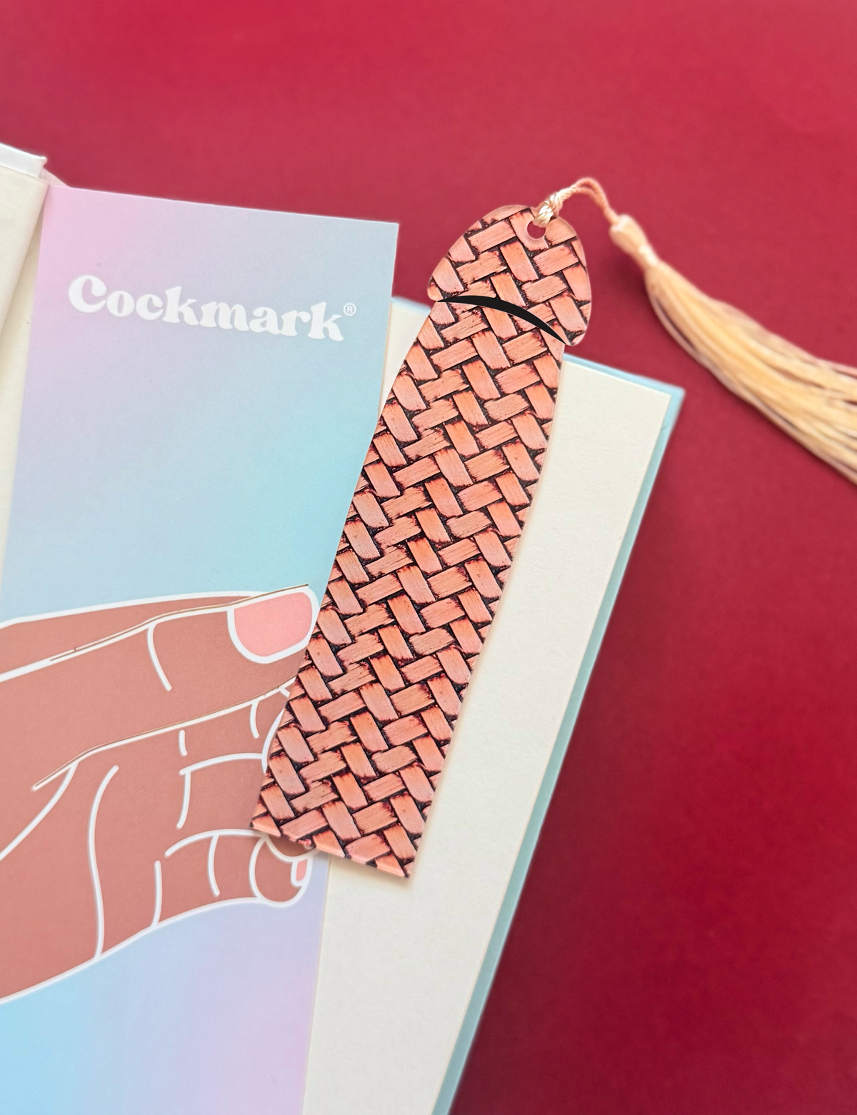 Wicker Cockmark Bookmark