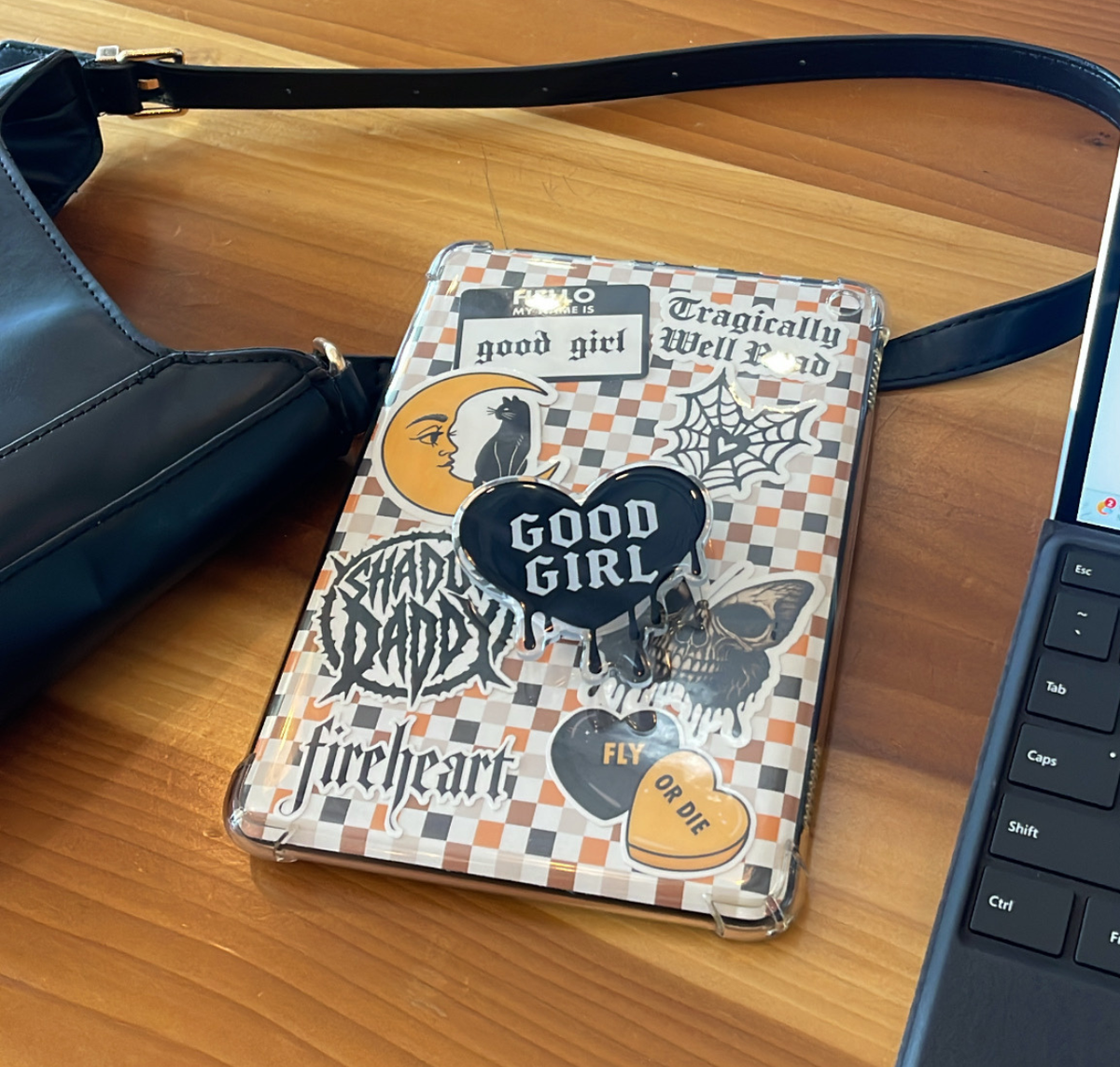 Good Girl Heart Kindle Grip | Magnetic or Sticker