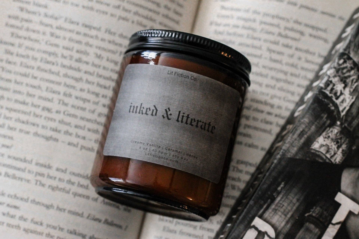 Inked & Literate | Book Themed Candle