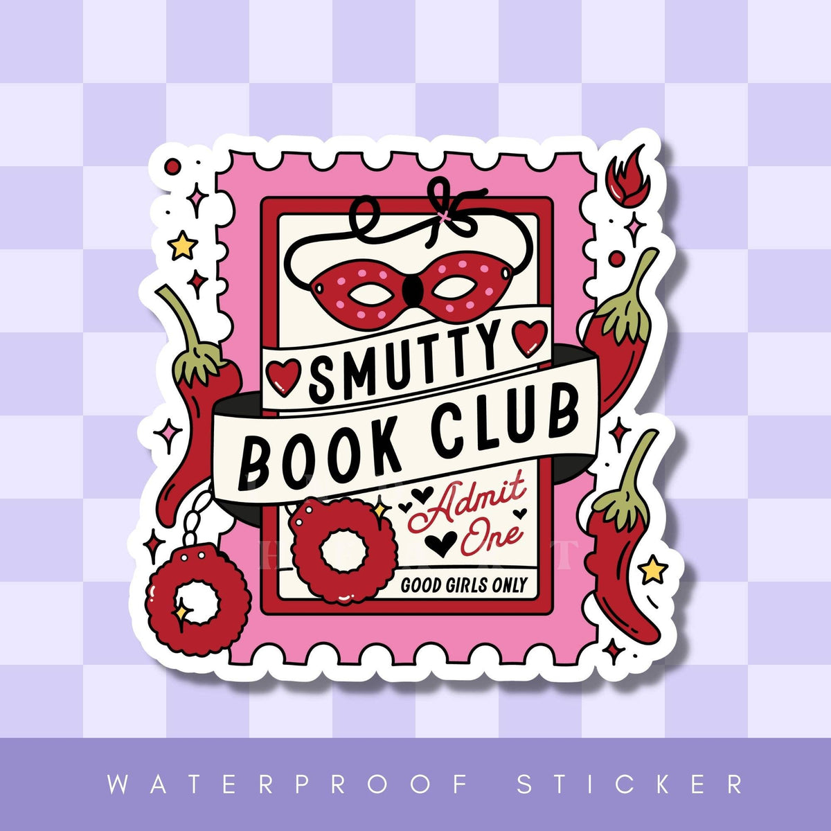Smutty Book Club Sticker