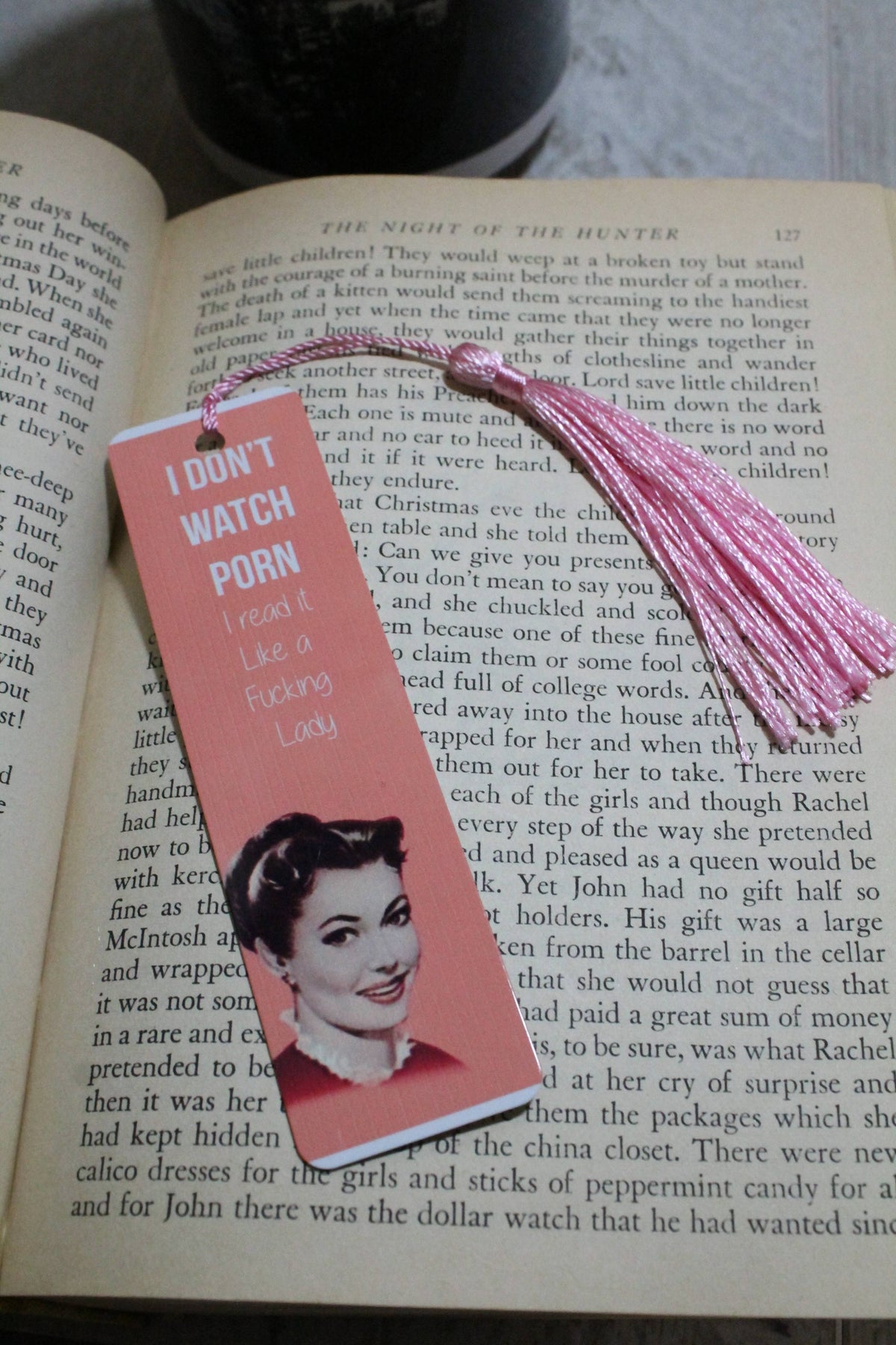 I Don't Watch Porn  // Metal Bookmark