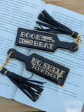 Bookish Book Brat Paddle Faux Leather Bookmark & Keychain