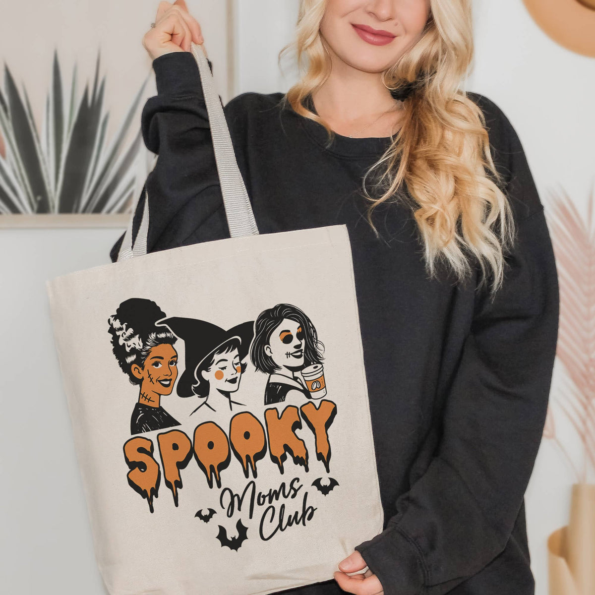 Spooky Moms Club Tote Bag