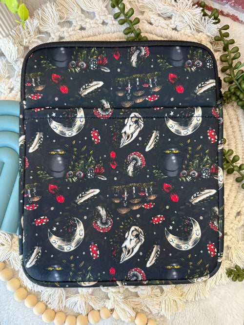 8x10 Skull Mystic Book Sleeve | Book Sleeve | Kindle Storage