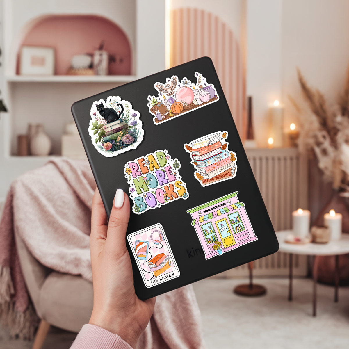 Indie Bookstore Sticker | Spring Reader