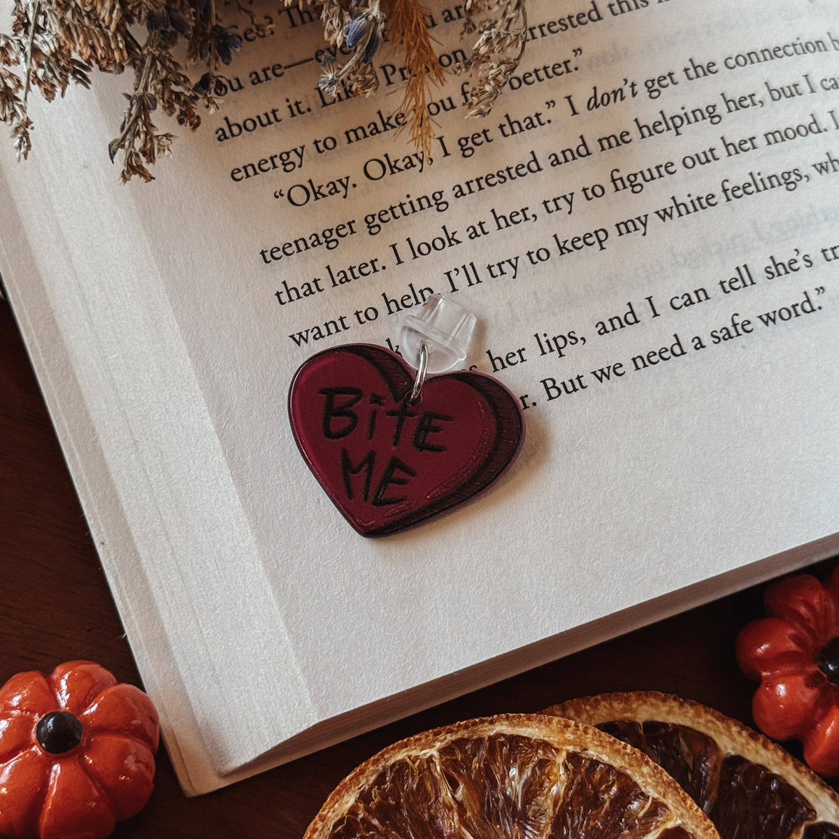 Bite Me Kindle Charm Dust Plug