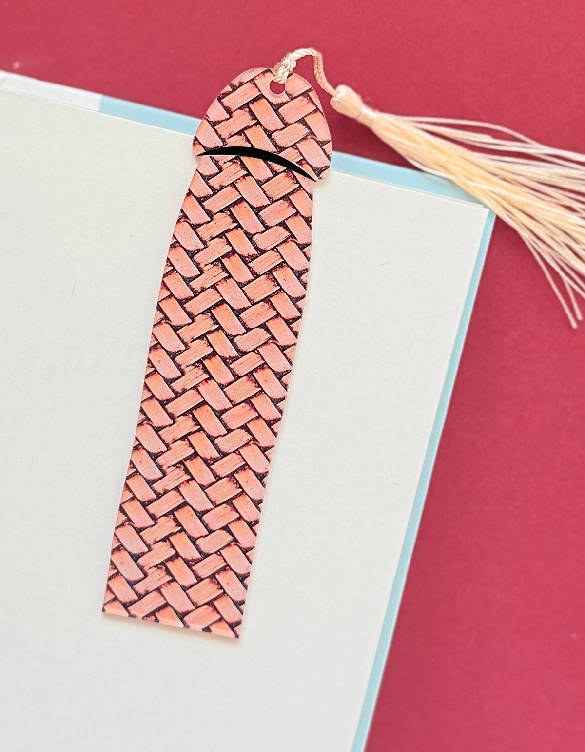 Wicker Cockmark Bookmark