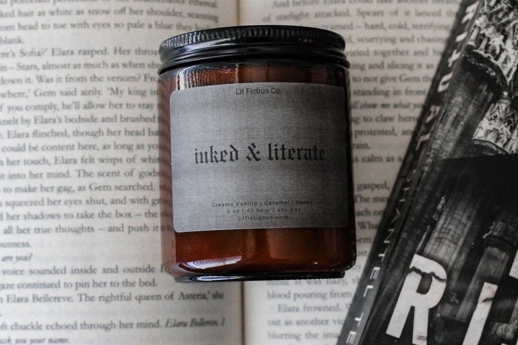 Inked & Literate | Book Themed Candle