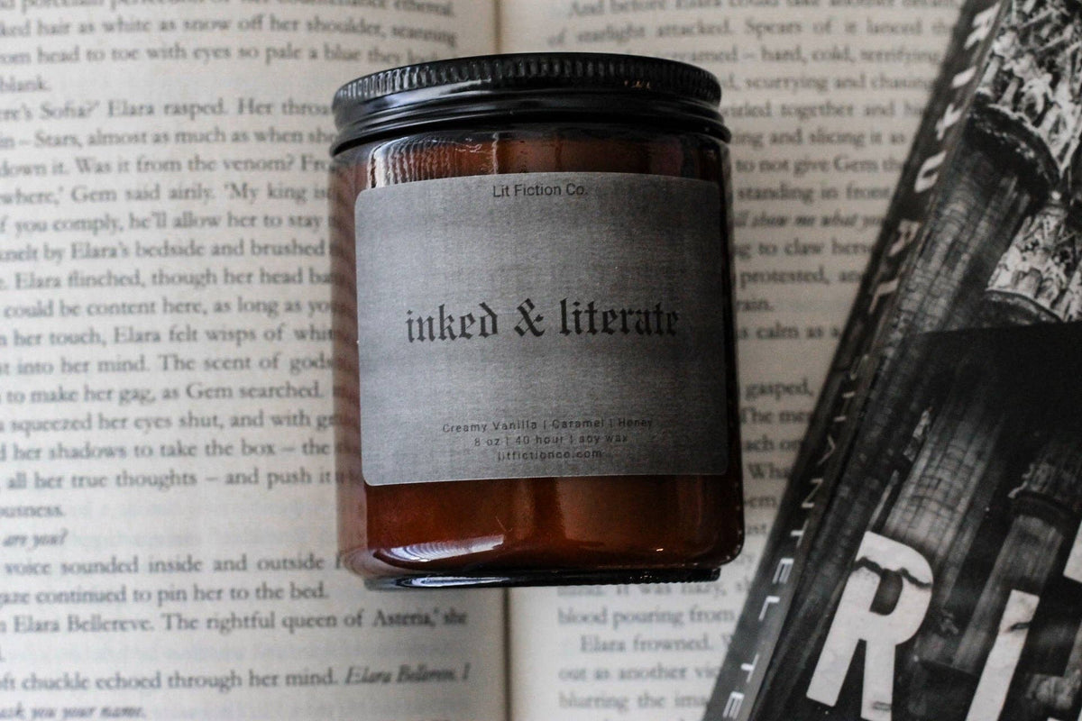 Inked & Literate | Book Themed Candle