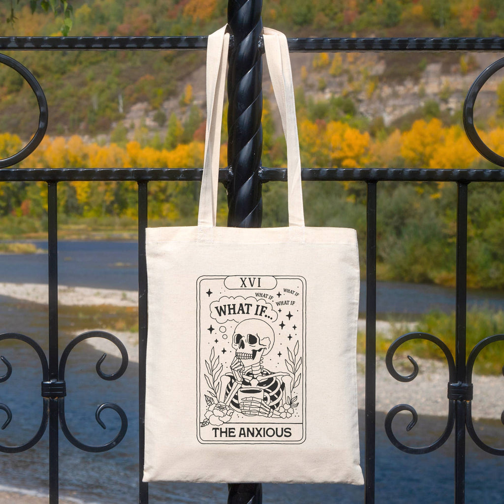 The Anxious Tarot Card Tote Bag