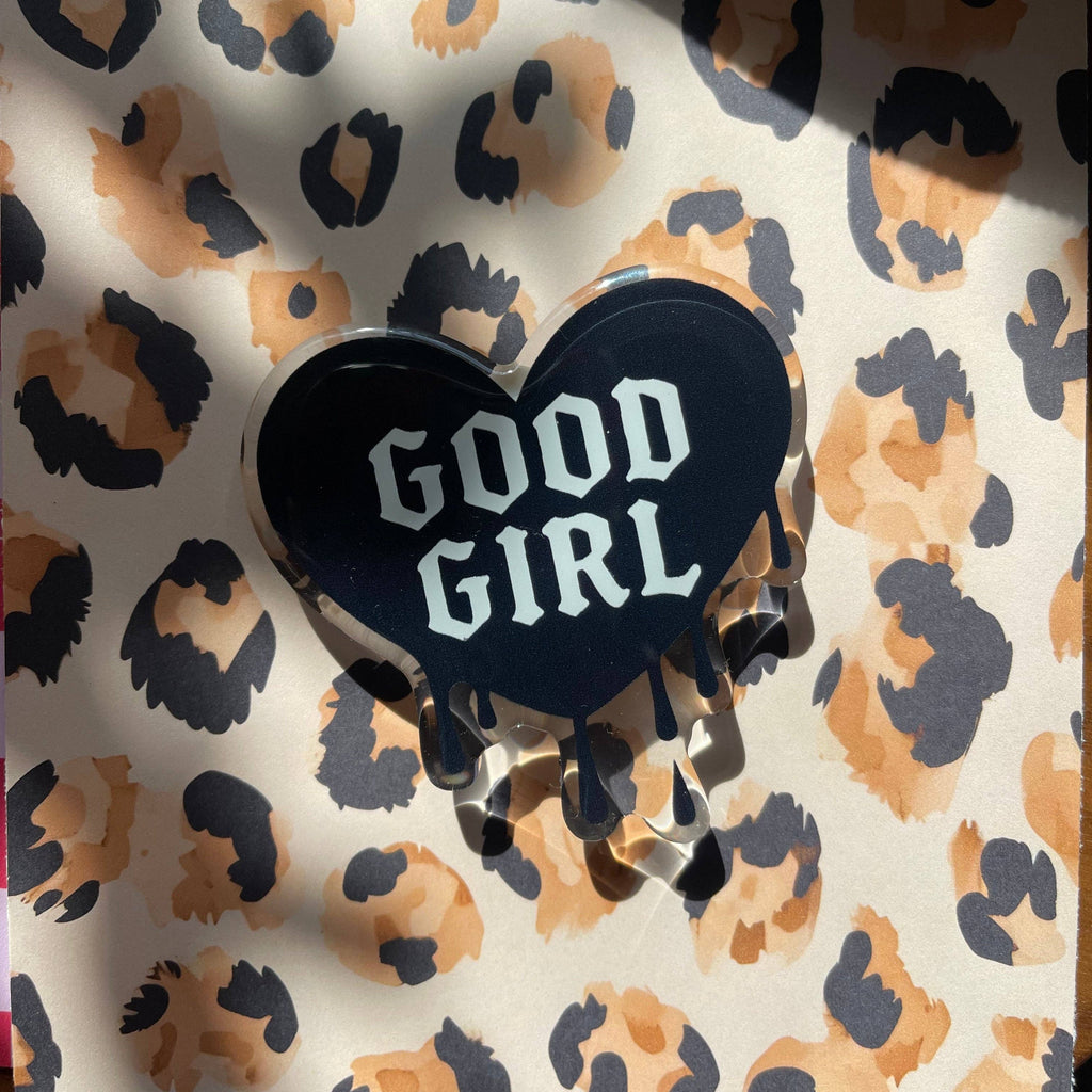 Good Girl Heart Kindle Grip | Magnetic or Sticker