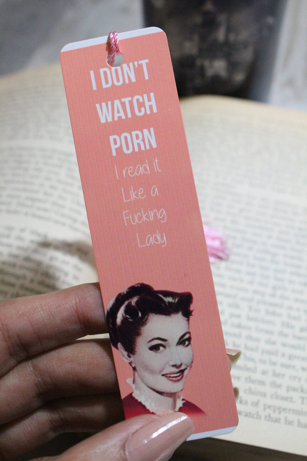 I Don't Watch Porn  // Metal Bookmark