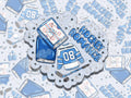 Hockey Romance Colorful Bookish Tropes  Vinyl Sticker
