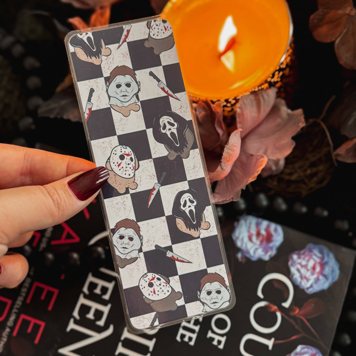 Dark Romance Masked Peens Bookmark