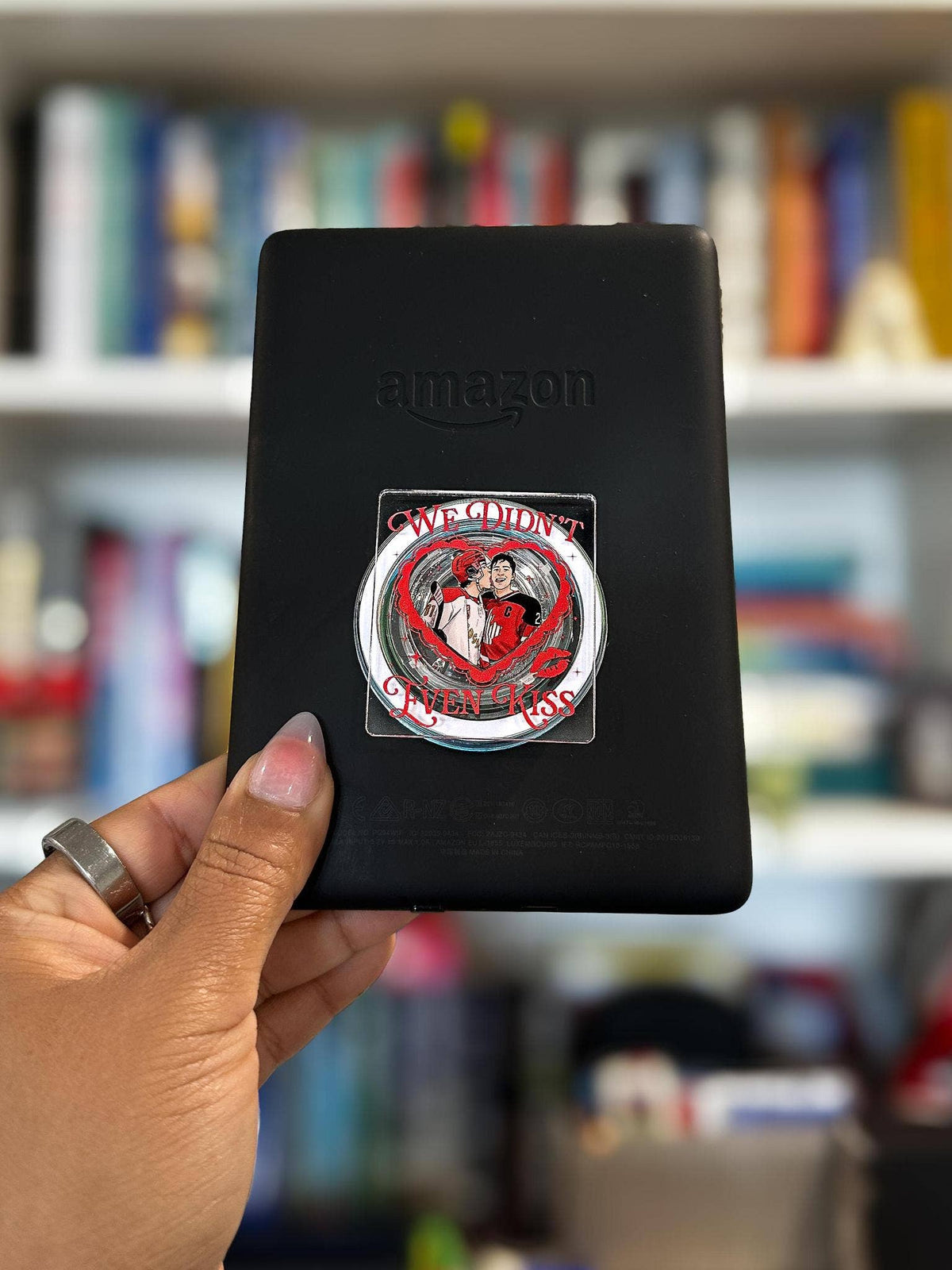 We Didn’t Even Kiss Hockey Romance MagSafe Phone & Kindle Grip
