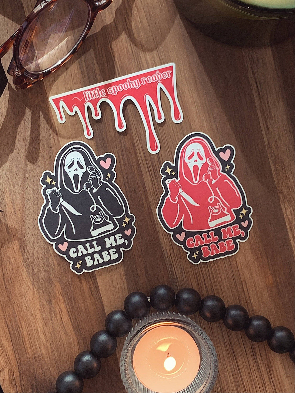 Ghost Call Me Sticker