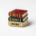 Buy More Books Pin