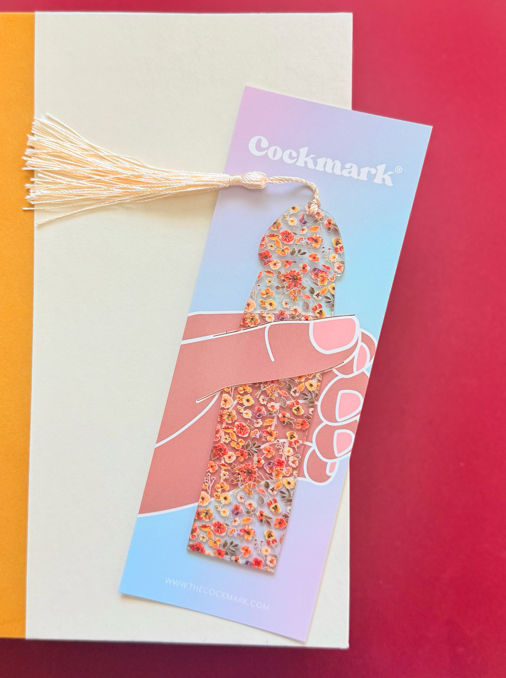 Autumn Floral Cockmark Bookmark