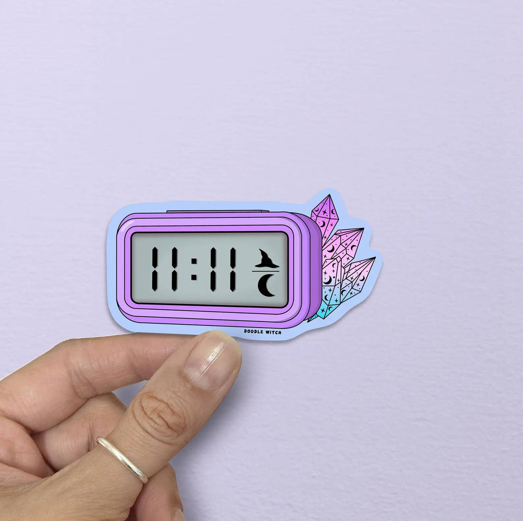 Angel Number Alarm Clock Spiritual Witch Stickers