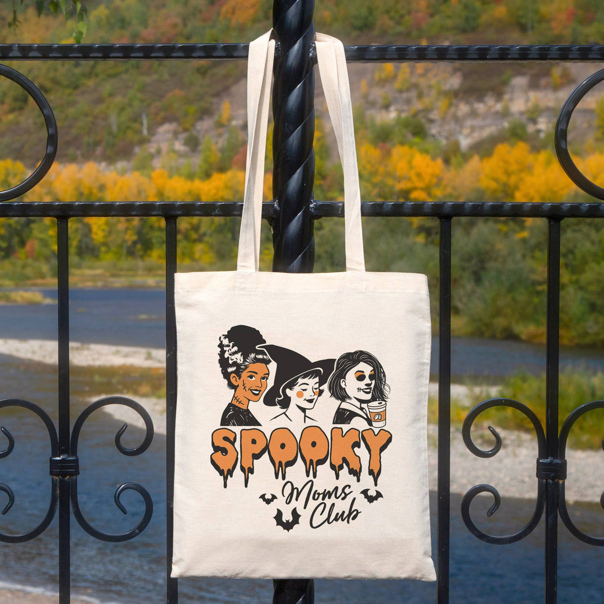 Spooky Moms Club Tote Bag