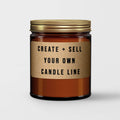 Custom Candle I White Label Candle I Amber Jar Candle