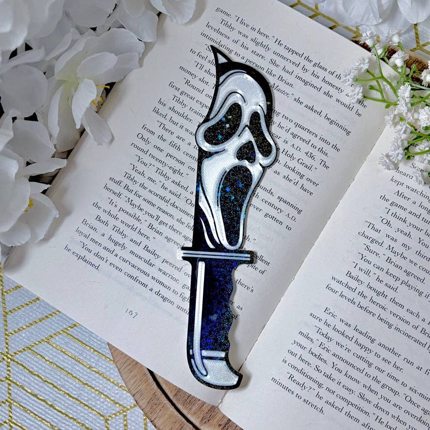 3d Printed Ghost Face Knife Bookmark
