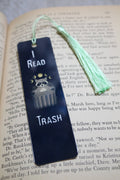 I Read Trash // Metal Bookmark