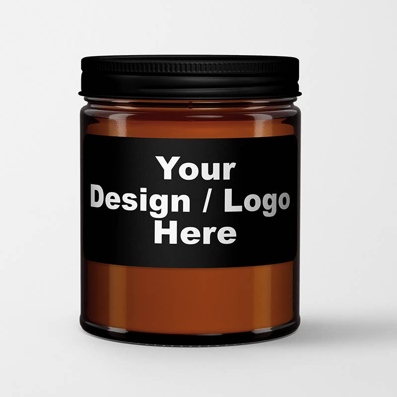 Custom Candle I White Label Candle I Amber Jar Candle
