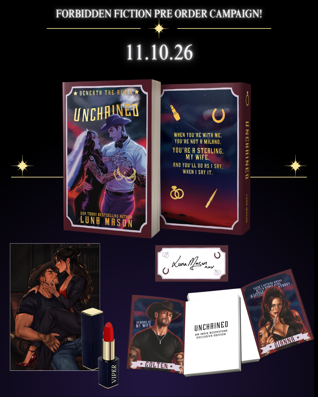 Unchained (Pre-order) by Luna Mason